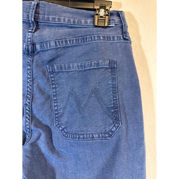 Mother Denim The Breaker Crop Pants Jeans Sz 26 Blue Eclipse Wash Womens B18 - Picture 3 of 8